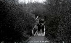 H00175 Children on pathway to Hollington Church in the Wood c.1905 - Flickr - East Sussex Libraries Historical Photos.jpg